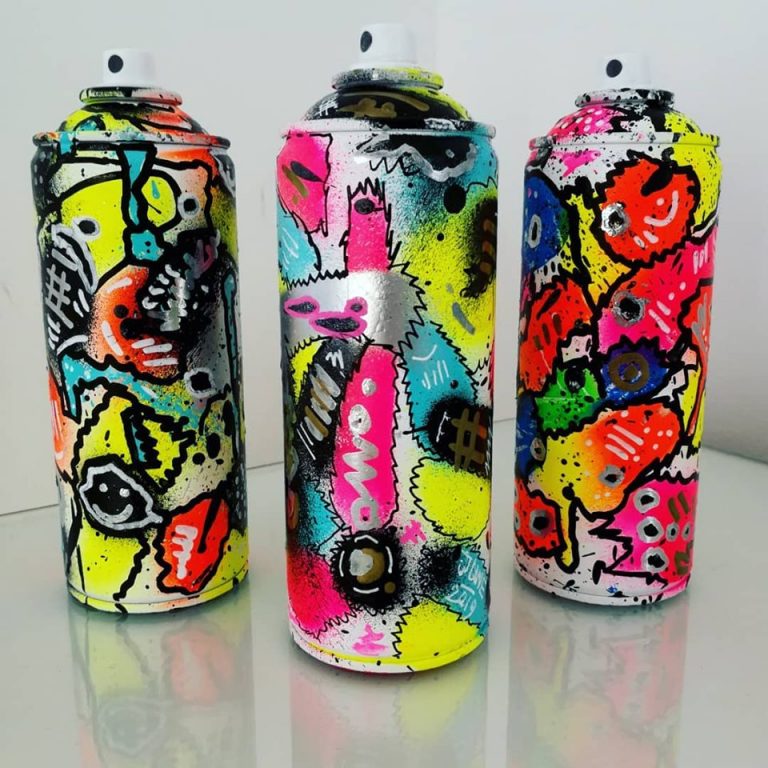 Art On Spray Cans Killer Pete International Spray Paint Artist   Spray Can Art 768x768 